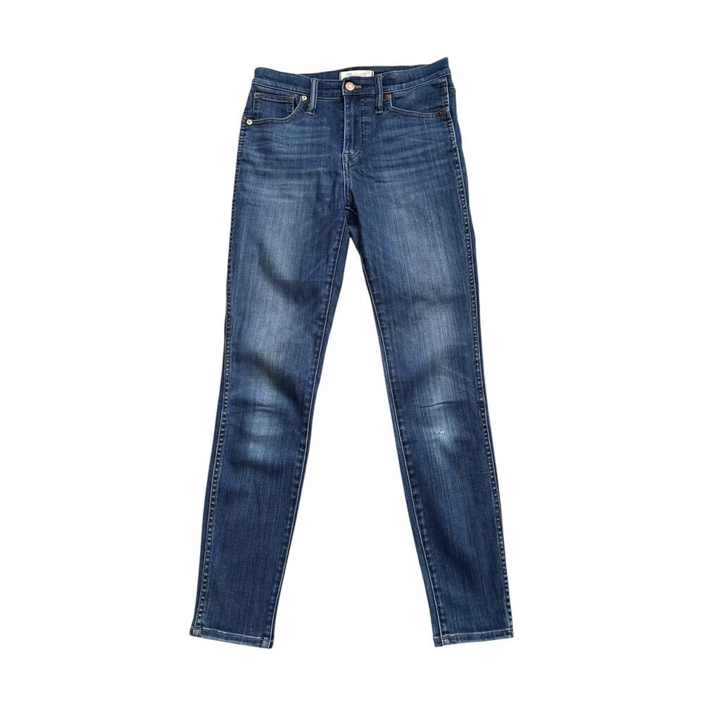 Madewell 10" High Rise Skinny Jeans Womens 26 Blue Stretch Denim 29" Inseam